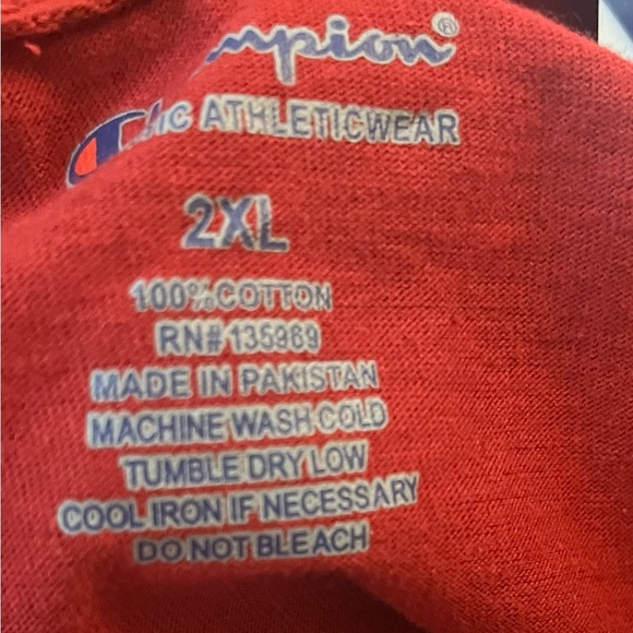 NWT Mens champion T-shirt  2XL - Picture 5 of 6